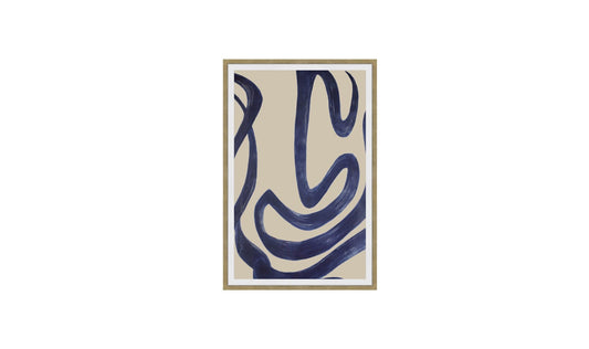 Clarity 1 Wall Painting Navy