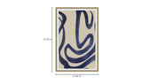 Clarity 1 Wall Painting Navy