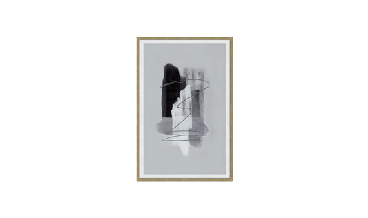 Wisdom 2 Wall Painting Grey Neutral