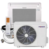 Pioneer® Quantum Ultra™ 12,000 BTU 24.6 SEER2 230V Floor/Low-Wall Mounted Console Ductless Mini-Split Air Conditioner Inverter Heat Pump Full Set