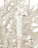 Seaward Large White Chandelier
