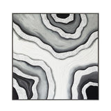 Agate Allure Hand Painted Framed Diptych