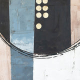 Cityscape Abstractions Hand Painted Framed Diptych