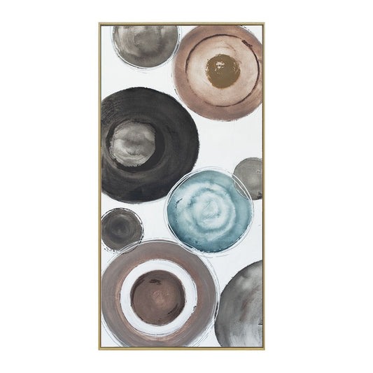 Delicate Dishes Hand Painted Framed Diptych