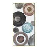 Delicate Dishes Hand Painted Framed Diptych