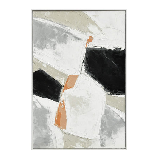 Pastel Patchwork 2 Hand Painted Framed Diptych