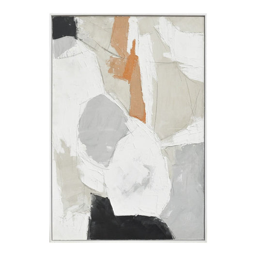 Pastel Patchwork 2 Hand Painted Framed Diptych