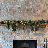 6 Foot Christmas Pre-lit Mantel Swag