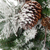 6 Foot Snowfall Creek Pre-lit  Christmas Garland