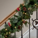 Classic Pre-lit Christmas Garland