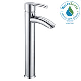 ANZZI Quartet Series Single Handle High Arc Vessel Sink Faucet, 1.2 GPM, Various Finishes