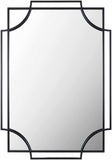 Golasecca Black Frame Mirror - Clearance
