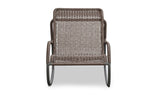 Lyra Outdoor Rocking Chair Brown