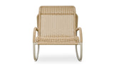 Lyra Outdoor Rocking Chair Beige