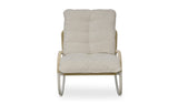 Lyra Outdoor Rocking Chair Beige