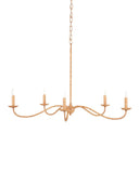 Saxon Small Tan Chandelier