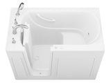 ANZZI Value Series 30 in. x 53 in. Quick Fill Walk-in Whirlpool Tub in White