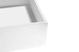 Pascal Solid Surface Vessel Sink in Matte White
