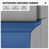 PURPLE LEAF Outdoor Reclining Chair Patio Zero Gravity Chaise Lounge Folding Chair with Quilted Cushion Adjustable Headrest for Lawn Camping Beach Pool