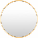 Guindarohan Gold Frame Round Mirror