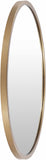Guindarohan Gold Frame Round Mirror