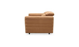 Juno Power Recliner Chair Tan Leather
