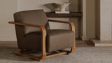 Eckersley Lounge Chair Cool Brown Leather