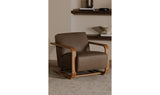 Eckersley Lounge Chair Cool Brown Leather