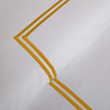 400TC Double Embroidery Sateen Solid Cotton Day Bed Set