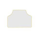 Monogram Cotton Cover Foam Headboard In Embroidery Border