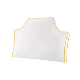 Cotton Cover Foam Headboard In Embroidery Border