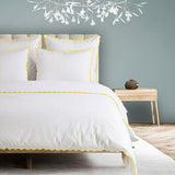 400TC Cotton Small Scallop Embroidery Duvet Cover Set