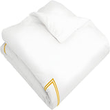 500TC Cotton Double Embroidery Sateen Solid Duvet Cover Set