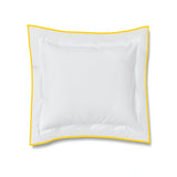 400TC Embroidery Cotton Sateen Solid Euro Sham