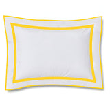 400TC Embroidery & Border Cotton Sateen Solid Pillow Sham