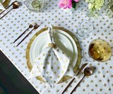 Printed Napkins - Metallic Gold Foil Napkins