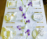 Printed Napkins - Metallic Gold Foil Napkins