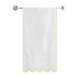 Reverse U Shape Embroidered Bath Towels (Set of 2)