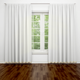 Scallop Embroidery Cotton Curtain (Set of 2)