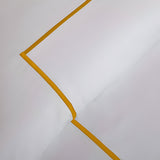400TC Cotton Single Embroidery Sateen Solid Duvet Cover Set