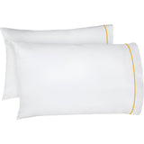 400TC Single Embroidery Cotton Sateen Pillowcases (Set Of 2)