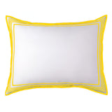 Smart Border 400TC Cotton Embroidery Sateen Solid Pillow Sham