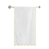 Zig & Zag U Shape Embroidered Bath Towels (Set of 2)