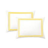 400TC Cotton Classic Embroidery Sateen Solid Pillow Sham
