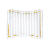 400TC Cotton Single Edge Embroidery Sateen Stripe Duvet Cover Set