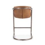 Portofino 22" Counter Chair in Berham Chestnut Top Grain Leather