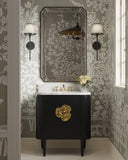Antiqued Rectangular Mirror
