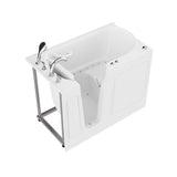 ANZZI Coupe Series 29 in. x 52 in. Quick Fill Walk-In Air Tub in White