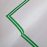 400TC Double Embroidery Sateen Solid Cotton Day Bed Set
