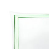400TC Cotton Classic Embroidery Sateen Solid Duvet Cover Set